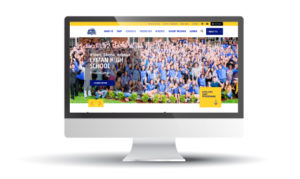 Screenshot of the Lyman High School Website homepage